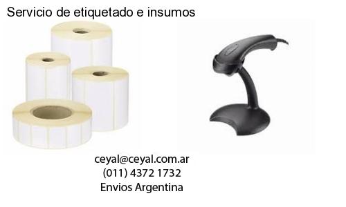 Servicio de etiquetado e insumos