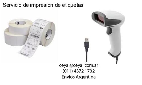 Servicio de impresion de etiquetas