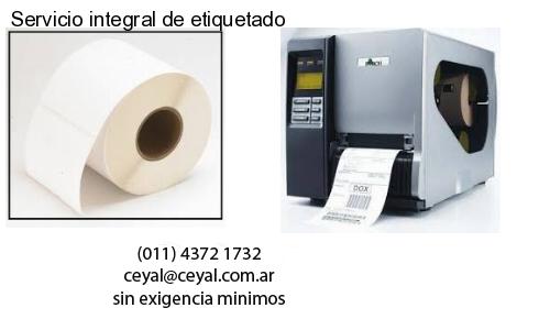 Servicio integral de etiquetado