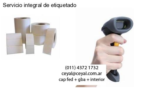 Servicio integral de etiquetado