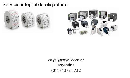 Servicio integral de etiquetado