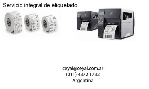 Servicio integral de etiquetado