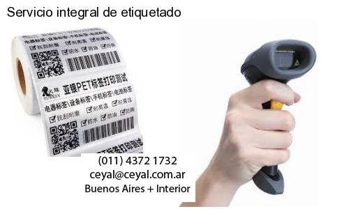 Servicio integral de etiquetado