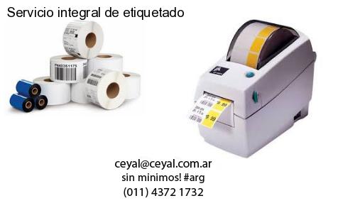 Servicio integral de etiquetado