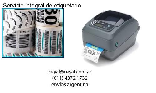 Servicio integral de etiquetado