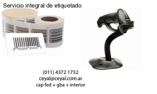 Servicio integral de etiquetado