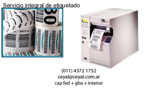 Servicio integral de etiquetado