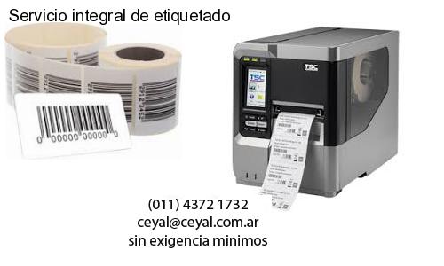 Servicio integral de etiquetado