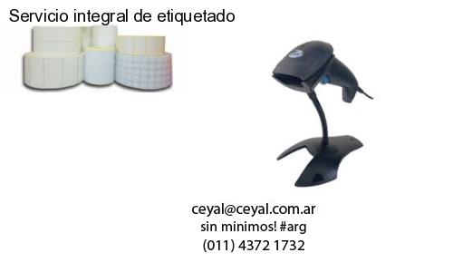 Servicio integral de etiquetado