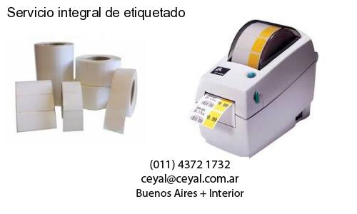 Servicio integral de etiquetado