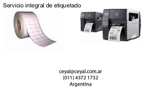 Servicio integral de etiquetado