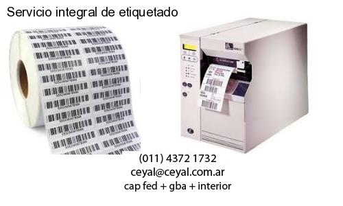 Servicio integral de etiquetado