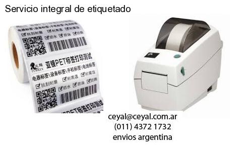 Servicio integral de etiquetado
