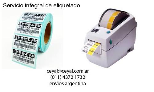 Servicio integral de etiquetado