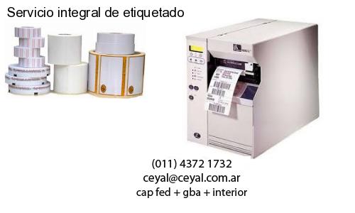 Servicio integral de etiquetado