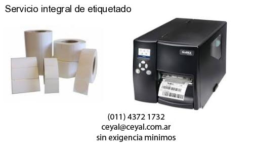 Servicio integral de etiquetado