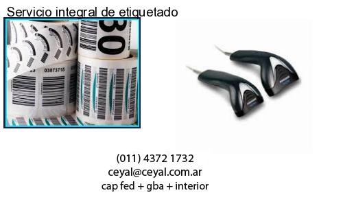 Servicio integral de etiquetado