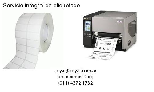 Servicio integral de etiquetado