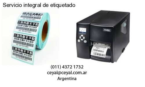 Servicio integral de etiquetado