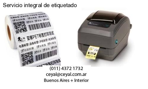 Servicio integral de etiquetado