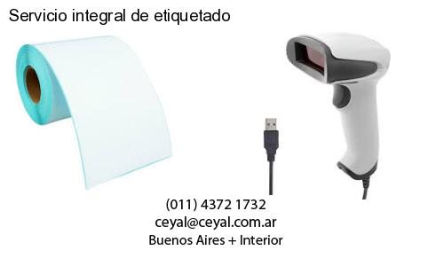 Servicio integral de etiquetado
