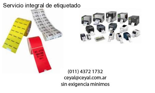 Servicio integral de etiquetado