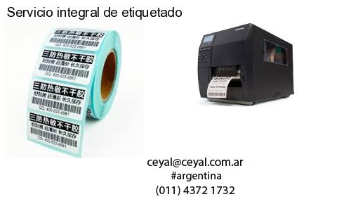 Servicio integral de etiquetado