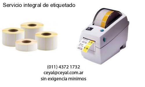 Servicio integral de etiquetado