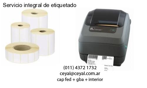 Servicio integral de etiquetado