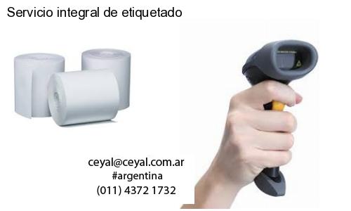 Servicio integral de etiquetado