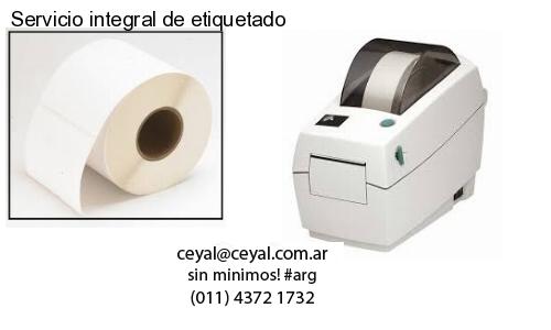 Servicio integral de etiquetado