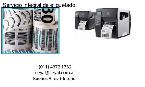 Servicio integral de etiquetado