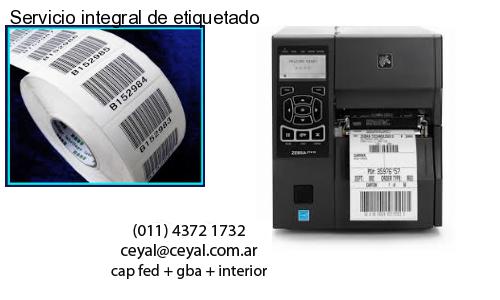 Servicio integral de etiquetado