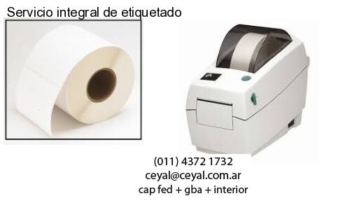 Servicio integral de etiquetado