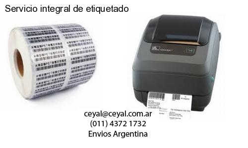 Servicio integral de etiquetado