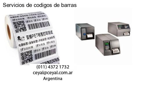 Servicios de codigos de barras
