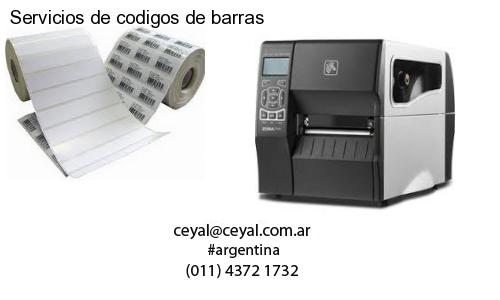 Servicios de codigos de barras