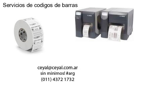 Servicios de codigos de barras