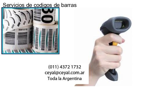 Servicios de codigos de barras
