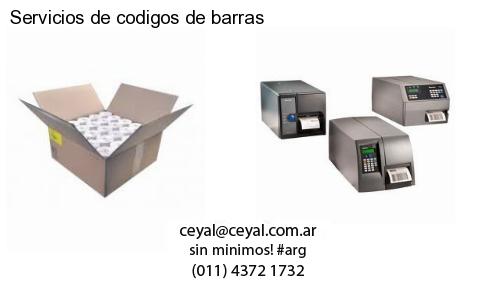 Servicios de codigos de barras