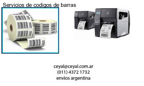 Servicios de codigos de barras