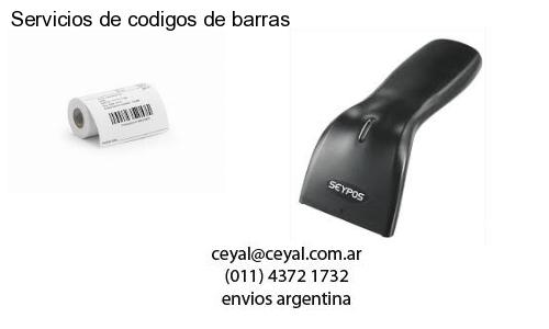 Servicios de codigos de barras