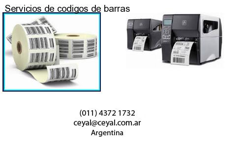 Servicios de codigos de barras