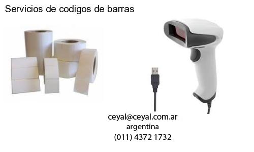 Servicios de codigos de barras