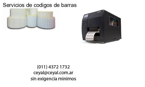 Servicios de codigos de barras