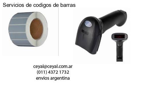 Servicios de codigos de barras