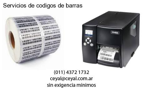 Servicios de codigos de barras