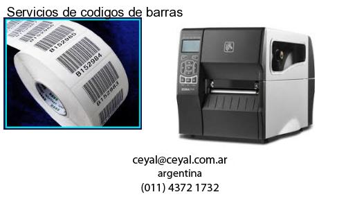 Servicios de codigos de barras
