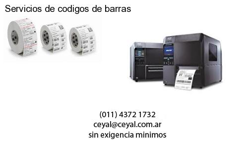 Servicios de codigos de barras