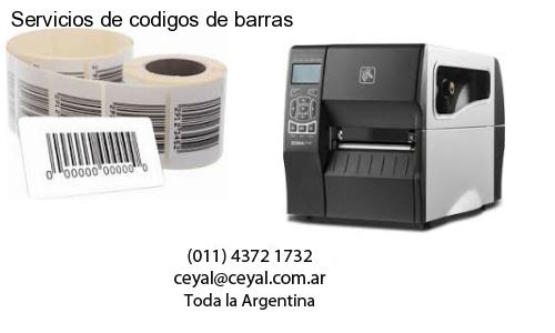 Servicios de codigos de barras